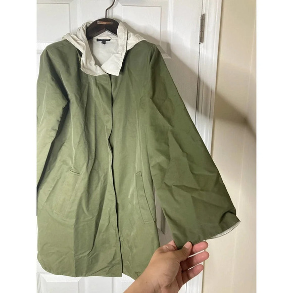 Eileen fisher reversible stand collar jacket sz s - Picture 9 of 16